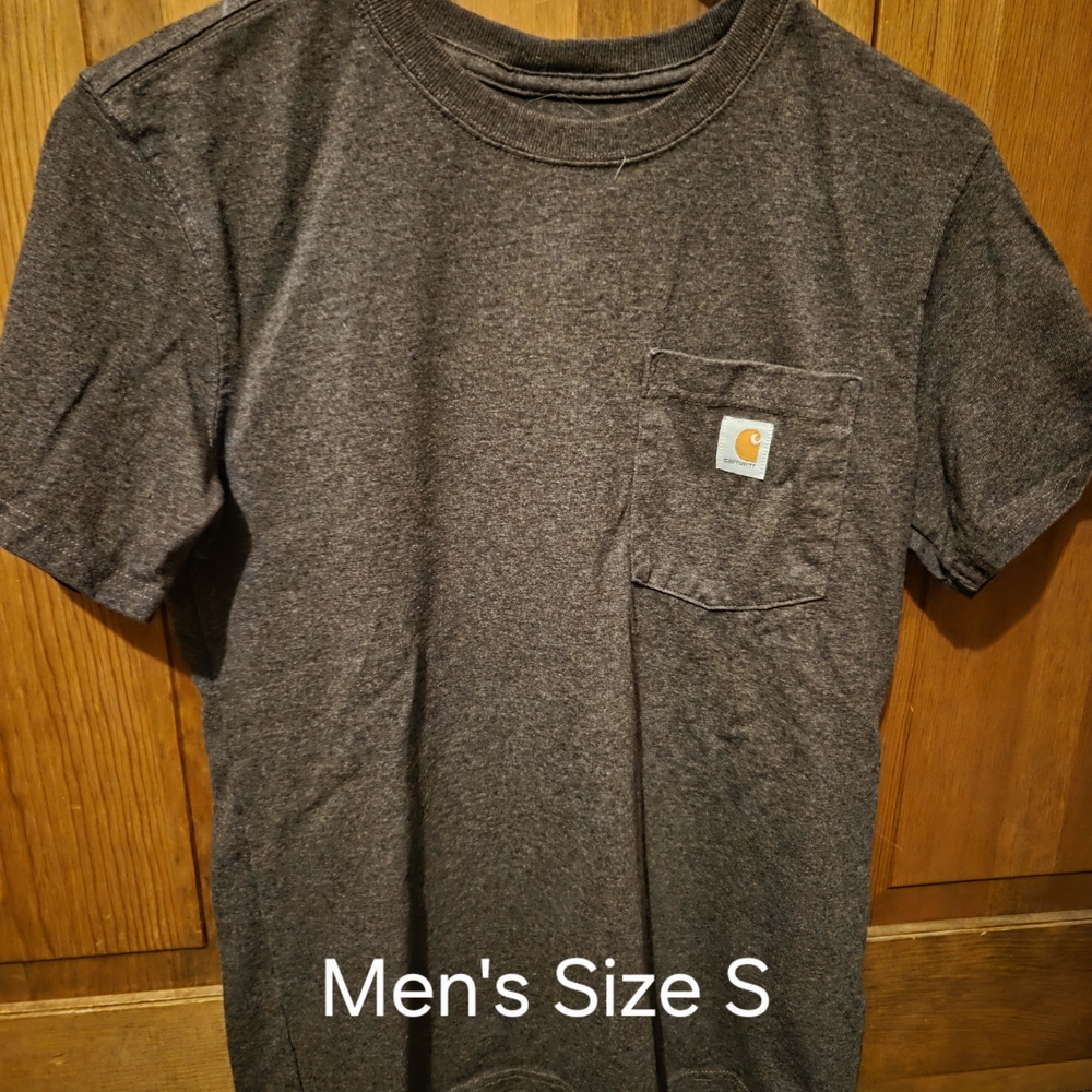 Carhartt Men's Dark Gray Short Sleeve Shirt